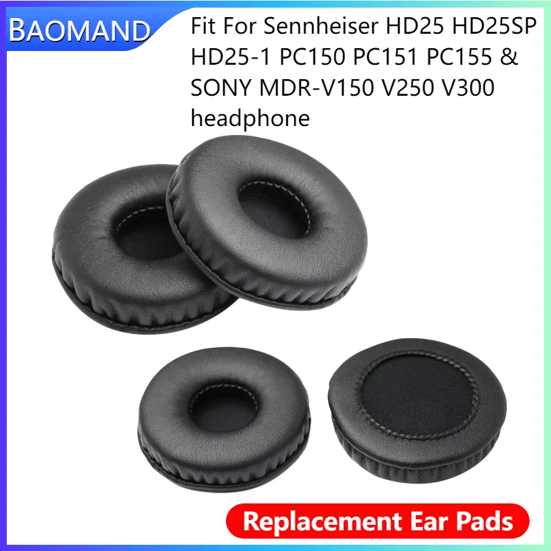 

Earphone Ear Pads For Sennheiser HD25 HD25SP HD25-1 PC150 PC151 PC155 & SONY MDR-V150 V250 V300 Headphones