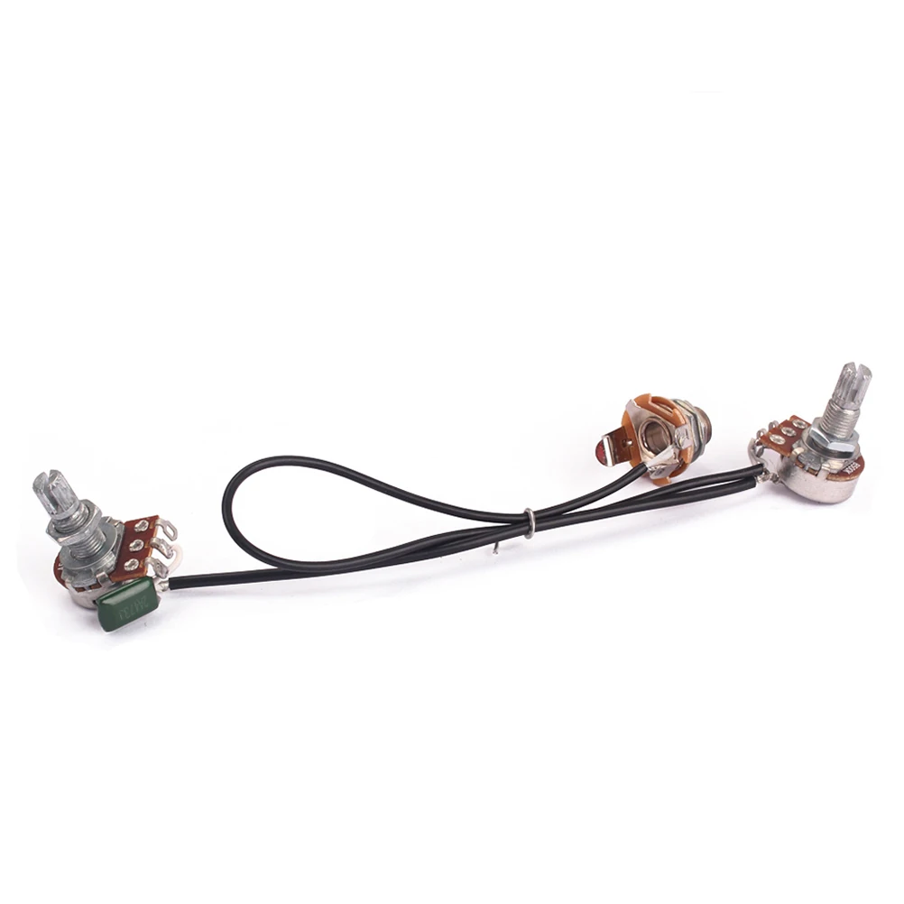 

3 Pcs Potentiometer Circuit Replacement Part Bass Effect Guitar Parts Volume Shaft