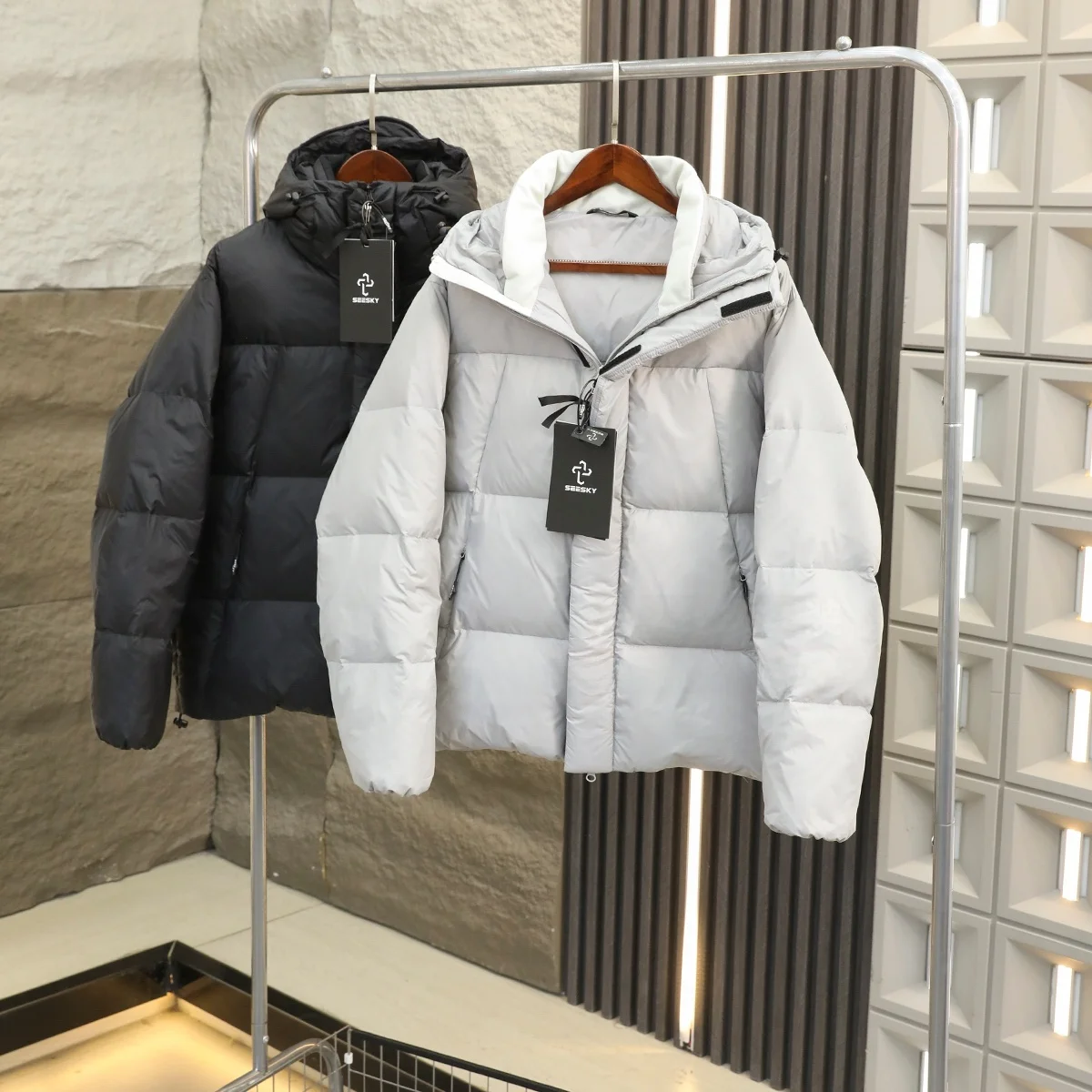 

Мужская пуховая куртка High-Down-Power 25g с капюшоном, 90% пуха, ветрозащитная, водонепроницаемая, зимняя, для экстремальных холодов