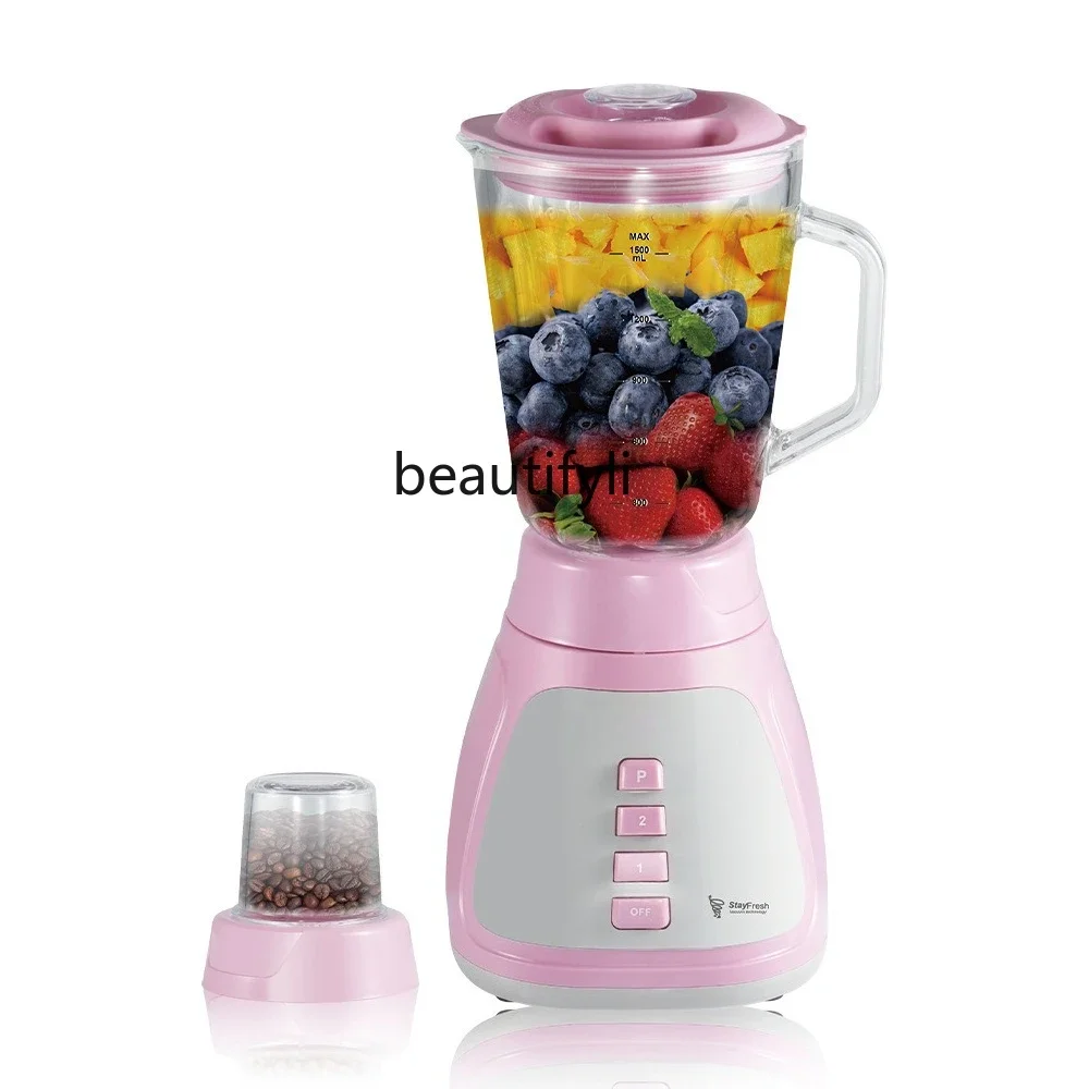 Asmt42 Grinding smoothie 1.5L meat grinder electric soybean milk machine mixer wall breaker household juice cooking