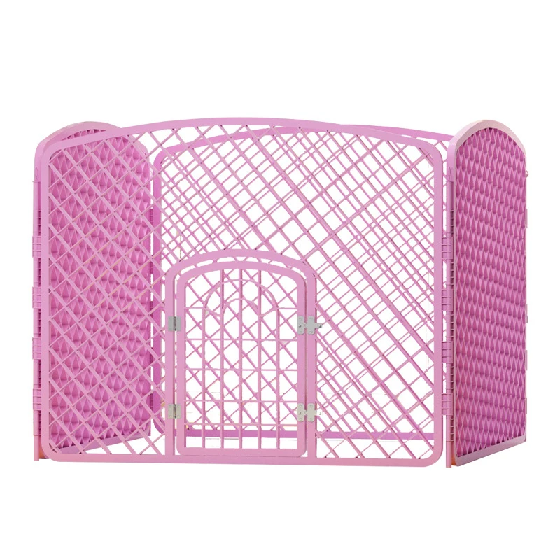 High Quality Multiple Sizes Animal Kennel Cages Cheap Folding Plastic Pet Playpen Fence for Dog Cat