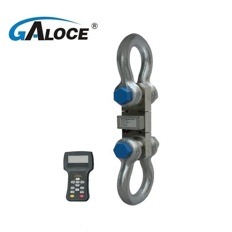 GWD500 Wireless Dynamometer Tension Meter with 280D Handheld Meter for Crane Scale 30T 50T 100T 200T