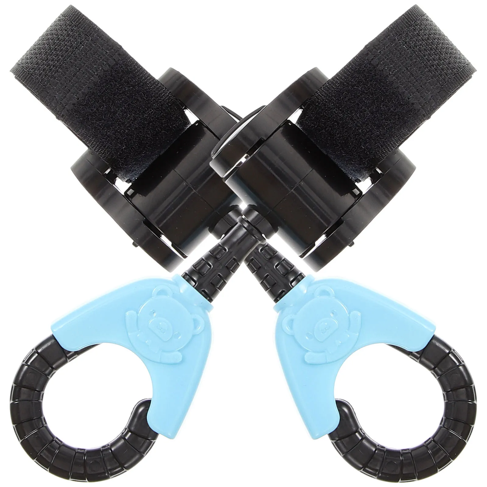 

2Pcs Rotating Universal Stroller Hooks Simple Hanging Design for Bags Diaper Bag Shopping Easy to Use Stroller Hooks for Bags