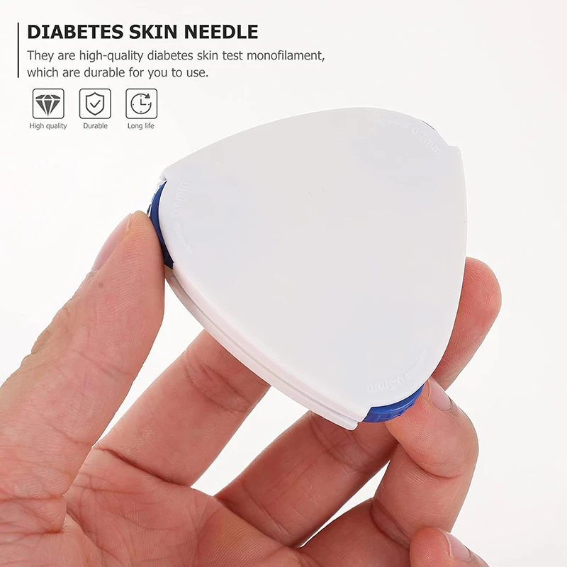 3 Pins Nylon Diabetic Monofilament Sensory Pain Tester Foot Nerve Needle Pen Filament Endocrinological Diagnostic Test Tool D3