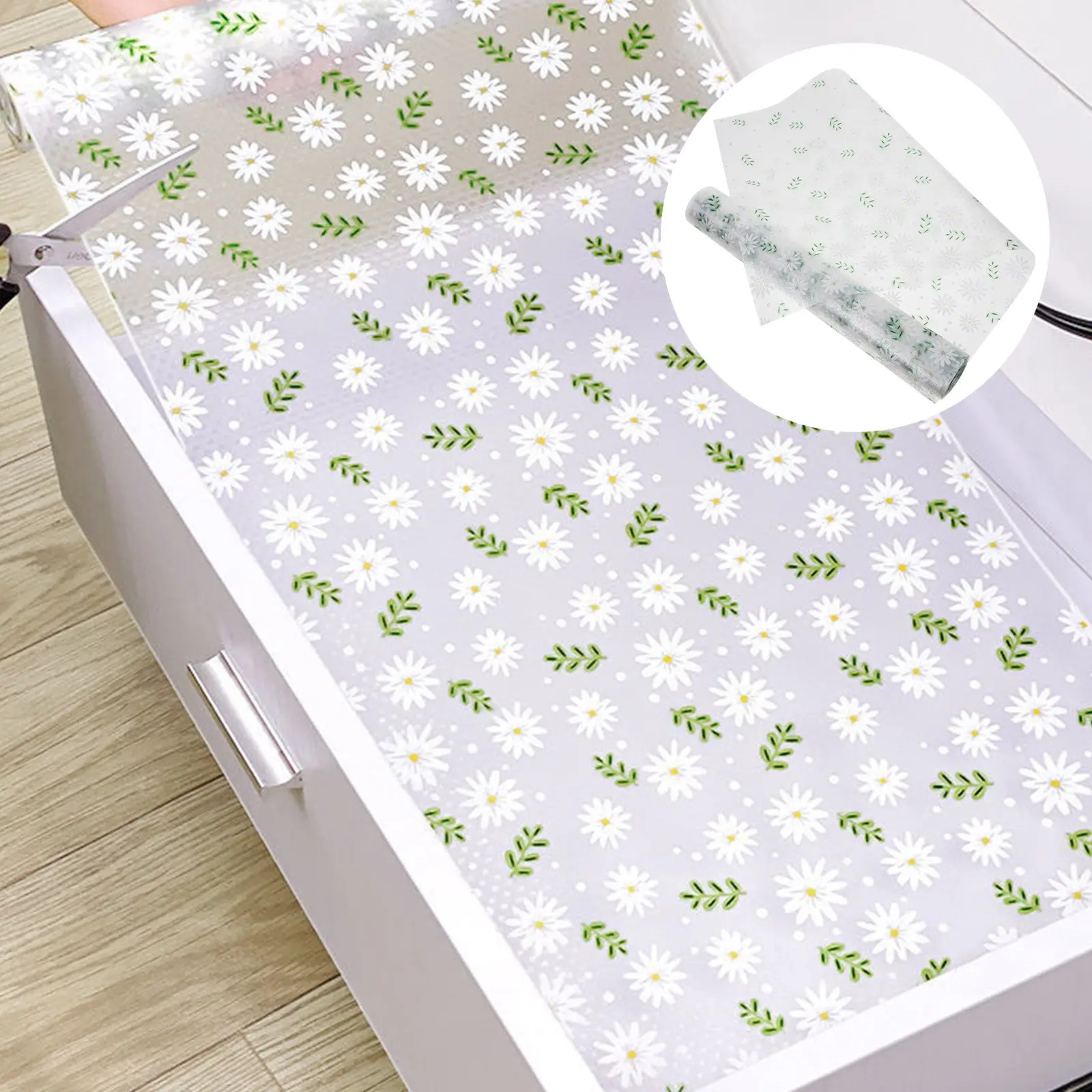 

Cuttable Eva Cabinet Liner Roll Waterproof Oil-Proof Non-Slip Drawer Mat Shelf Liner for Kitchen Cabinets Bathroom Living Room