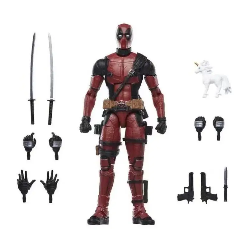 Action Figure Deadpool Serie X-Men Legend, Modellino Wade Winston Wilson con Articolazioni Mobili, Collezione Decorativa, Regalo