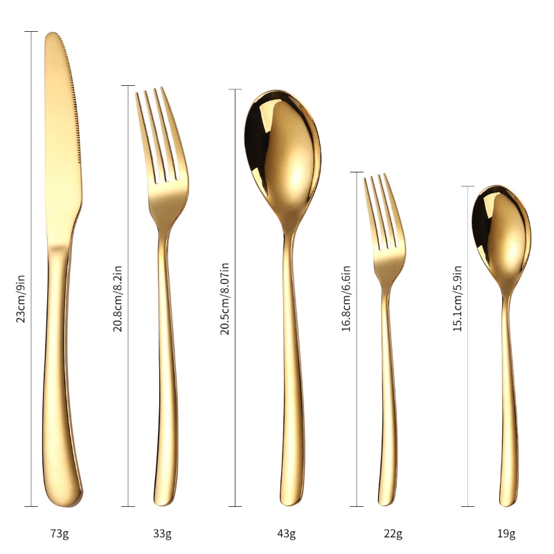 20pcs Forks And Spoons Set, Food Grade Stainless Steel Flatware Cutlery Set For Home, Kitchen And Restaurant view 6