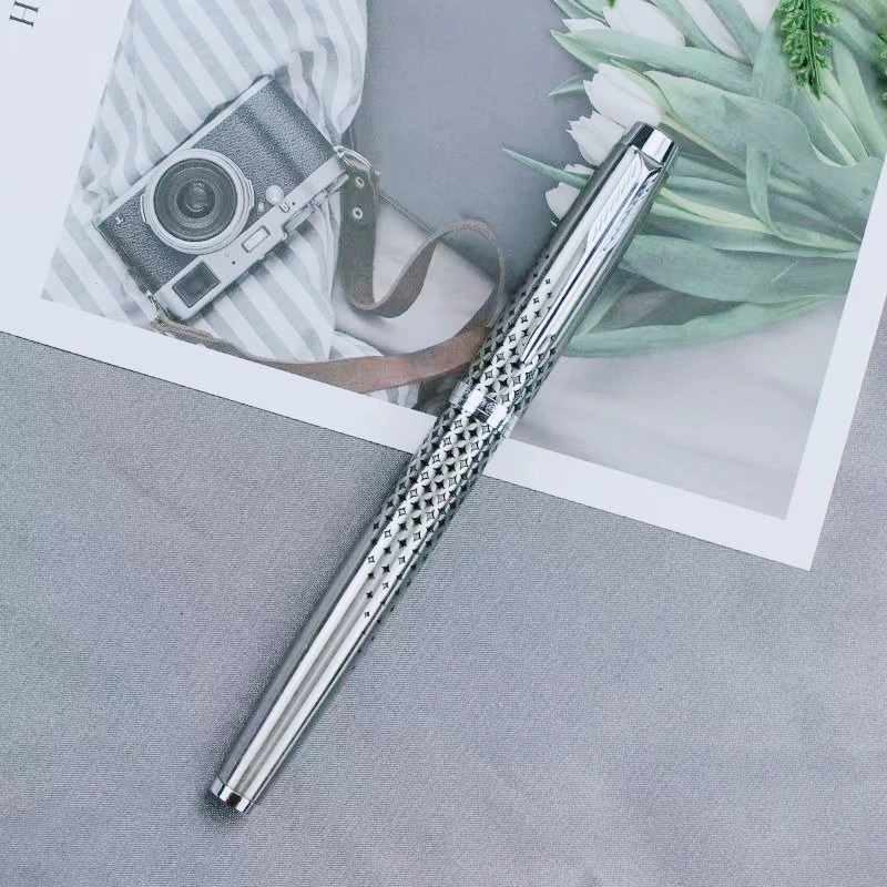 

Металлическая ручка HERO 8201 из коллекции Wealth: деловой подарок, для офиса, для взрослых и студентов, для письма и практики, с иридиевым стержнем и набором чернил