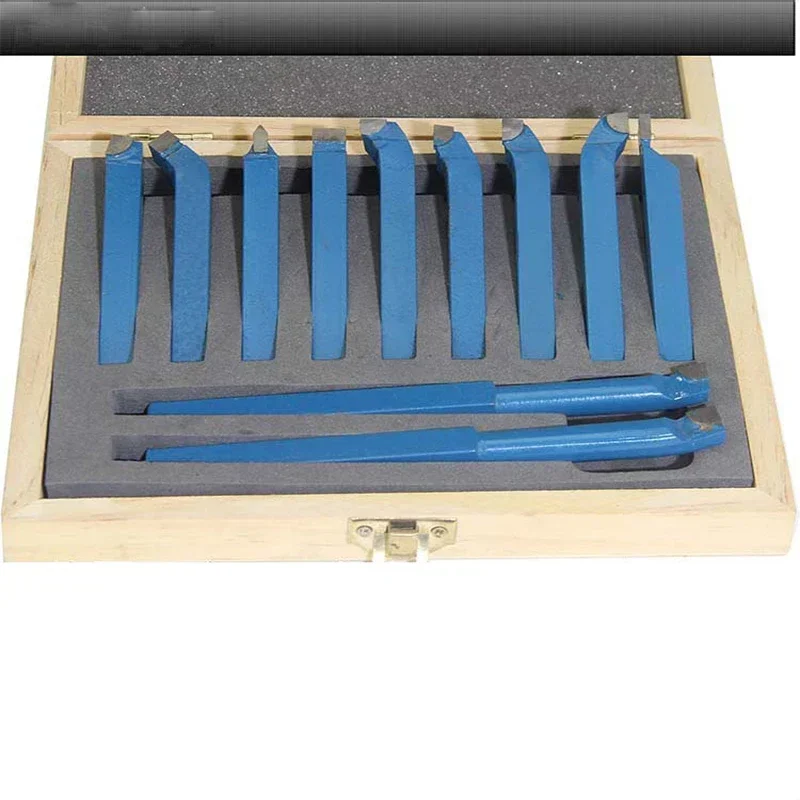 

Small New Alloy Carbide Brazing Lathe Tool Set Tool Holder Metal Welding Head 11 Set Metal Milling Cutter