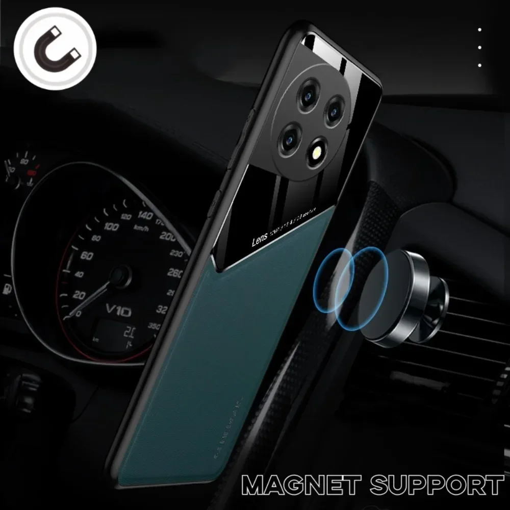 Magnet Case Funda For OnePlus 13 12 11 10T 10 8T 9RT 12R 11R 9R Ace 2V 3V 2 Pro Nord 2 CE4 CE3 CE 4 3 Lite Silicone Case Cover