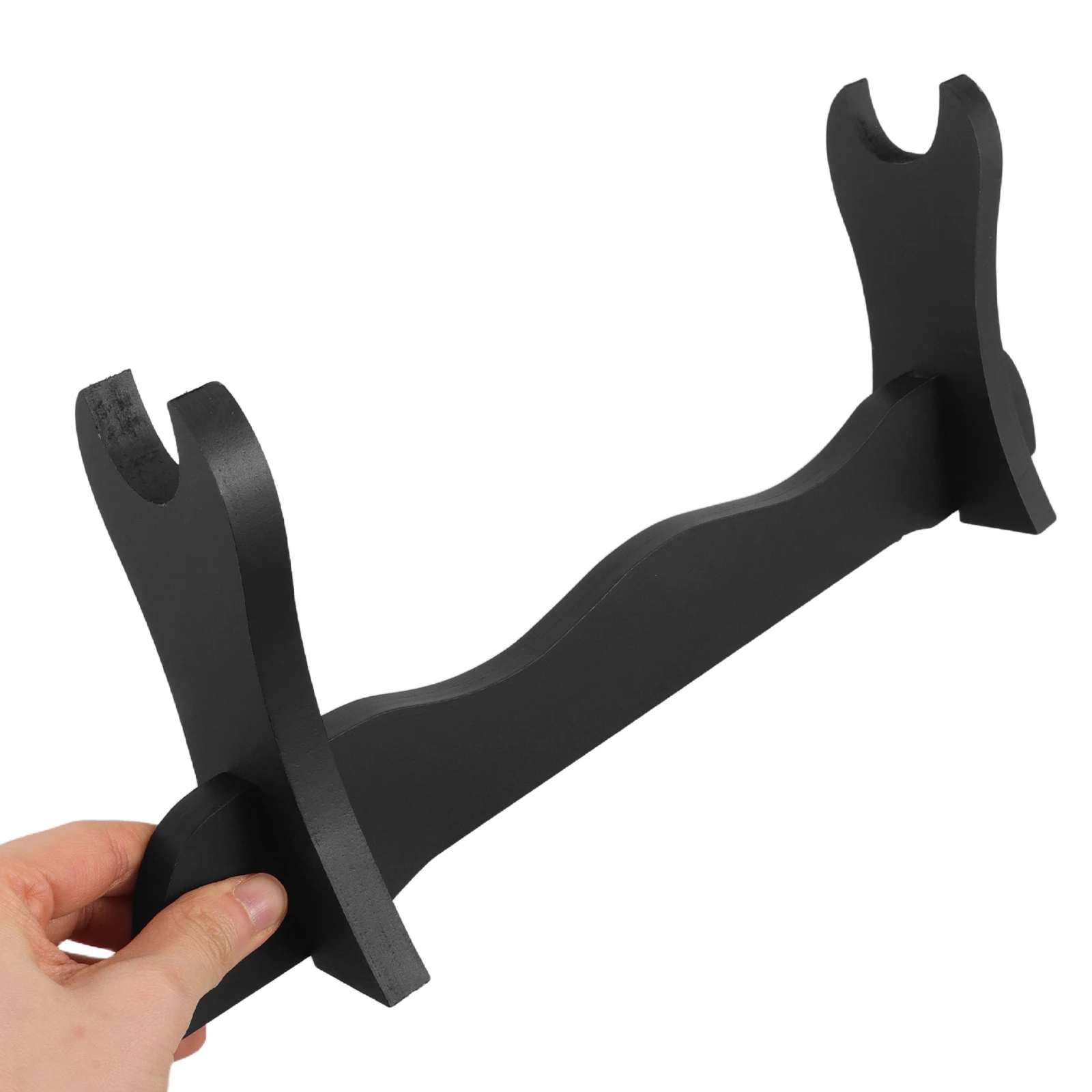 

Recorder Display Stand Decorative Sword Bracket Knife Holder Flute Hanger Black