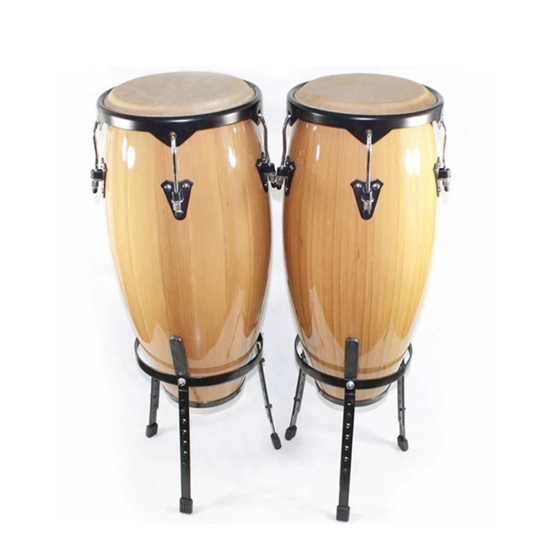 Latin drum, cowhide tambourine 10 inch 11 inch combination suit, bar performance