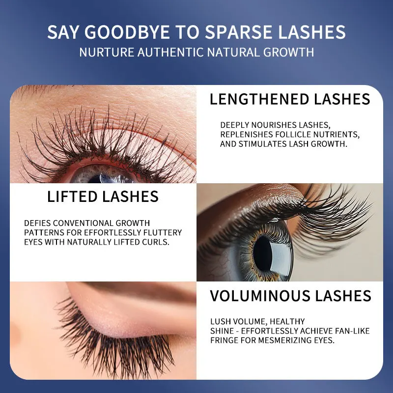 高速まつげ成長血清 7 日間ナチュラルまつげエンハンサー長く豊かな厚いカーリングまつげトリートメントアイケア製品メイクアップ