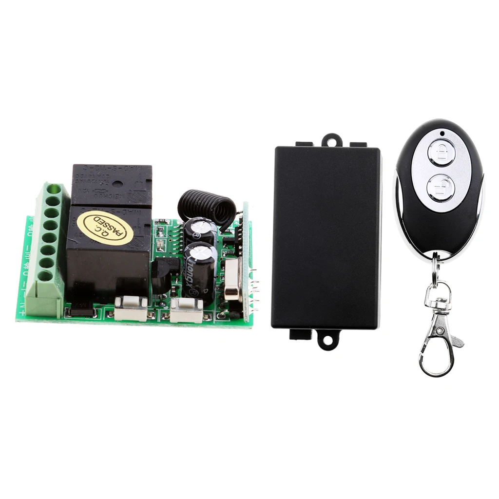 DC12V RF Remote Control Receiver + Transmitter for Garage Door Gate