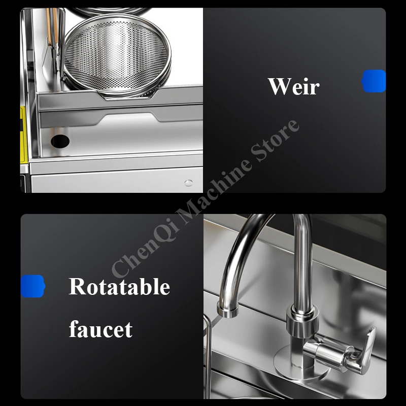 Noodle Cooker 6 Baskets Noodle Boiler Electric Gas Commercial Restaurant Kitchen Cooking Equipment Auto lift Pasta Cooker