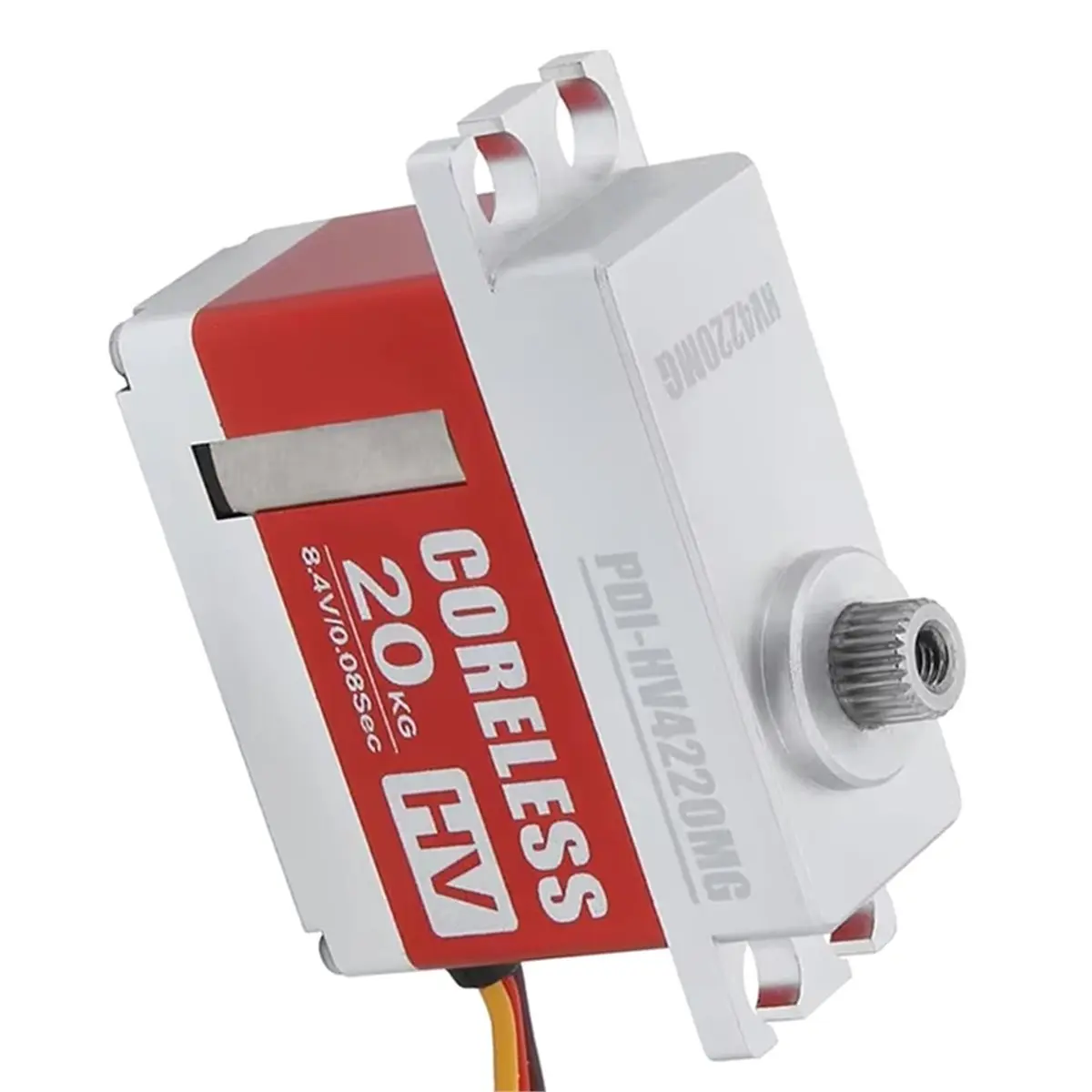 11·11COUPON HV4220MG High Voltage Digital Servo 20kg Motor, 8.4V Metal Gear 35.5x15x29.9mm for RC Model Car Boat Aircraft