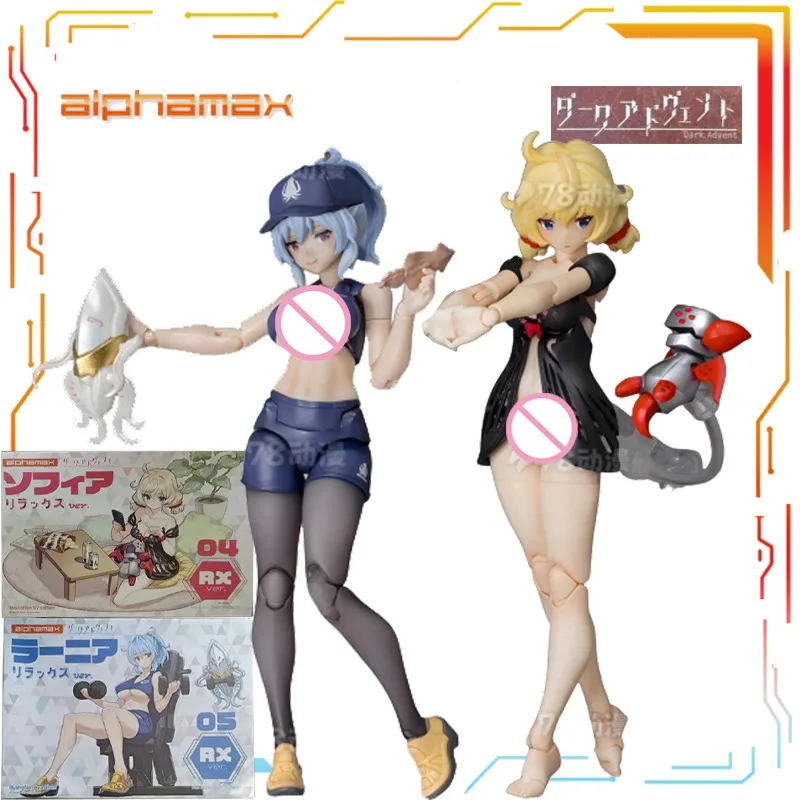 

Alphamax 1/12 Plastic Assembled Models for Dark Advent Dark Advent 5 Lania Relaxation/Sofia Relaxation Mecha Character Models