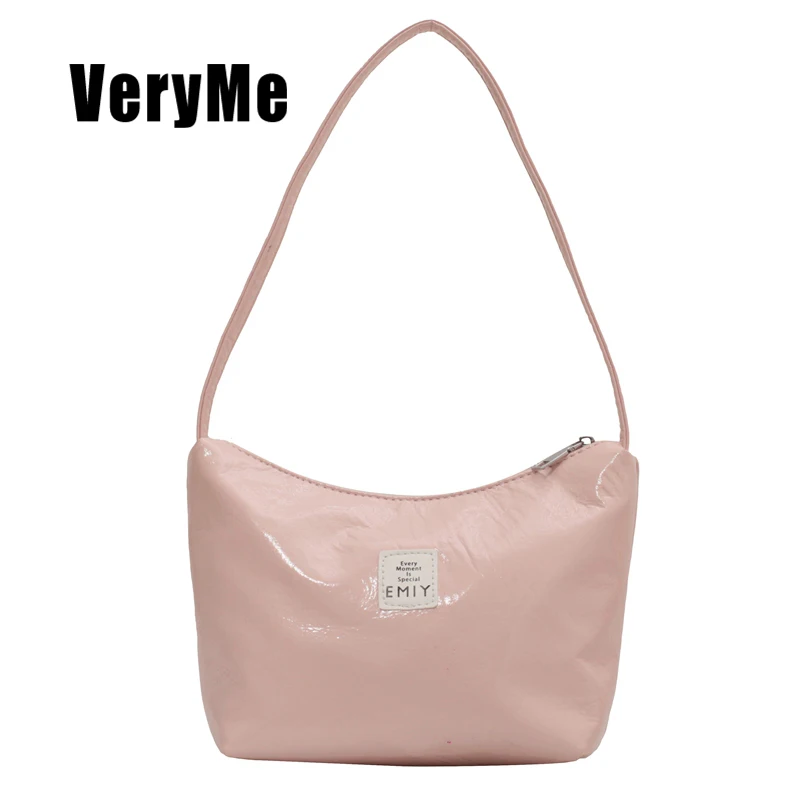 VeryMe For Women 2022 Simple Totes Shoulder Bag Female Luxury Brand Handbags and Purses Solid Small Square Pack Sac A Main Femme