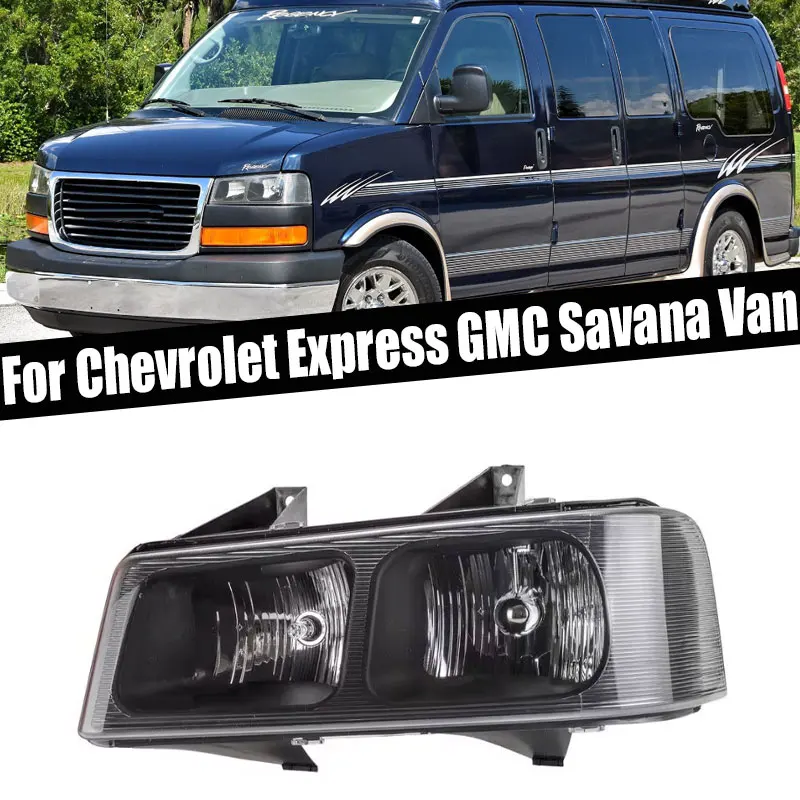 For Chevrolet Express 1500 2500 3500 GMC Savana Van 1500 2500 3500 2003-2019 Car Front Bumper Headlight Signal Lamp Without Bulb