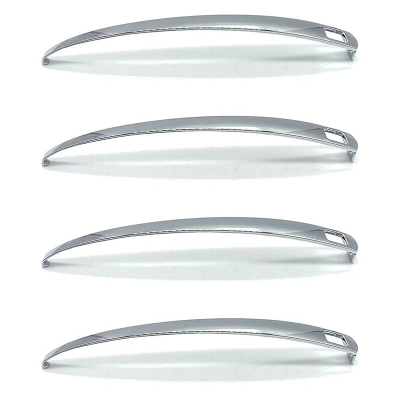 4X Car Door Handle Chrome Trim For Bentley Continental Gt Gtc 2004-2011 3W0837379A Car Accessories