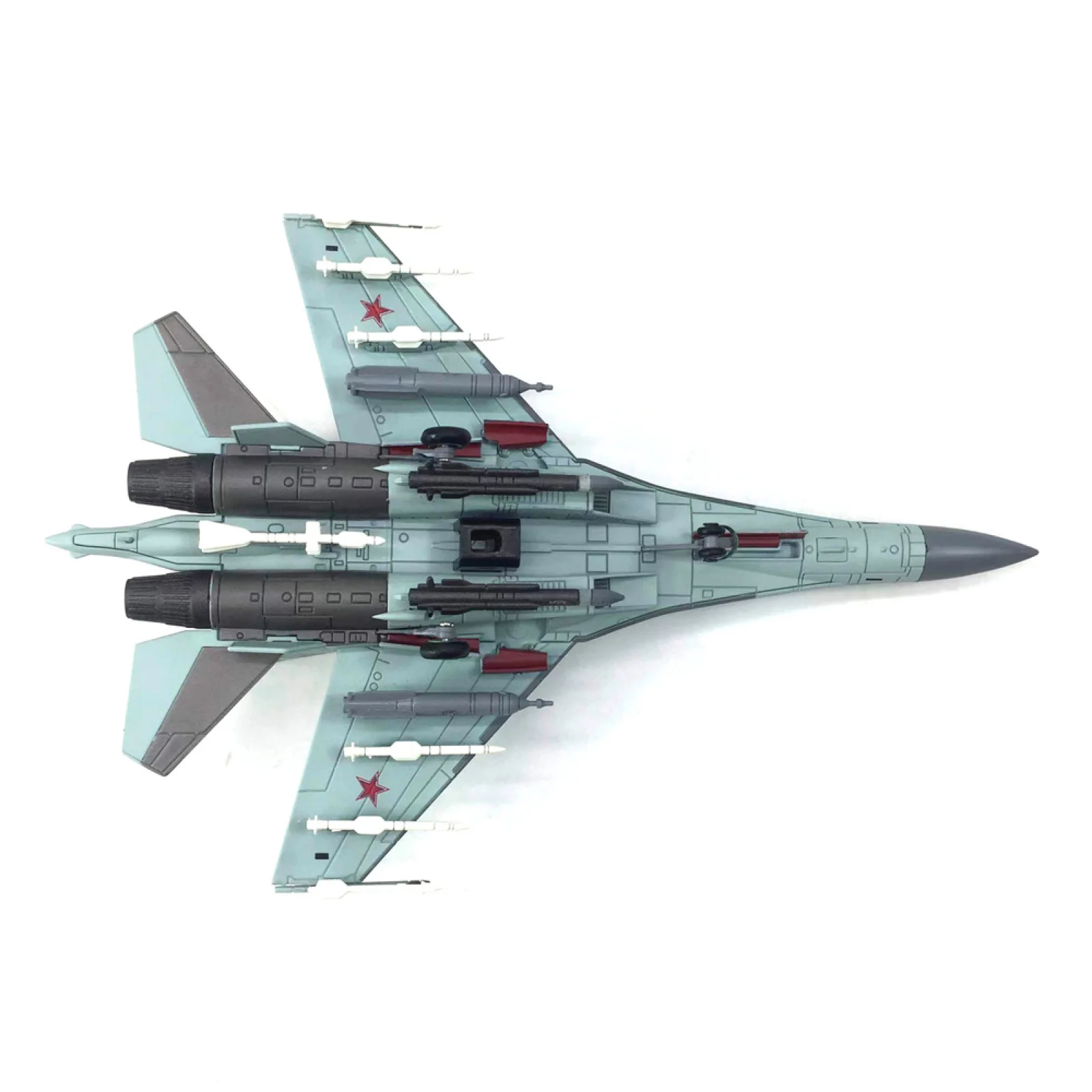Metal SU-35 Super Flanker Heavy Aircraft 1/100 Scale Model Simulation Fighter Aviation Military Science Exhibition Models Toys