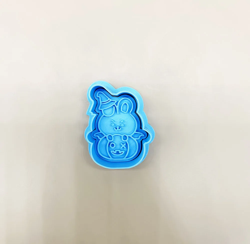 kpop cartoon Hallowen Bake Mold cute Cookie Cutter Biscuit Cake Molds Animal Cartoon sweet treat chimmy shooky cooky van
