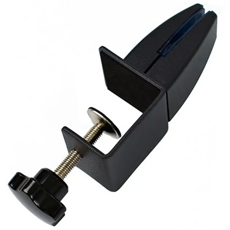 A84E-Punch-Free Aluminum Alloy Screen Clip Desktop Glass Fixed Clip Desk Partition Clip Lengthened 190Mm