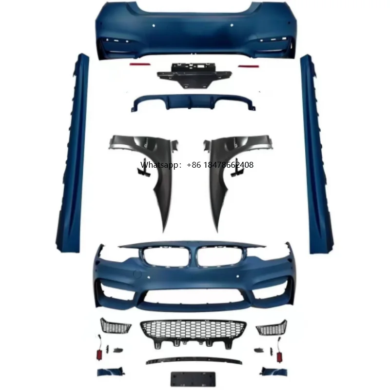 

2026 New Type Bodykit for 430i F32 F33 F36 Modified to M4 Front Bumper, Rear Bumper, Side Skirt, Four Exhaust Large Surround