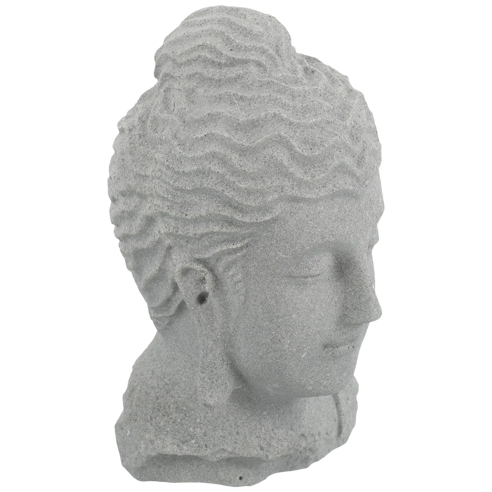 Meditating Buddha Head Statue for Aquarium, Fish Tank, Bonsai Garden & Home Decor