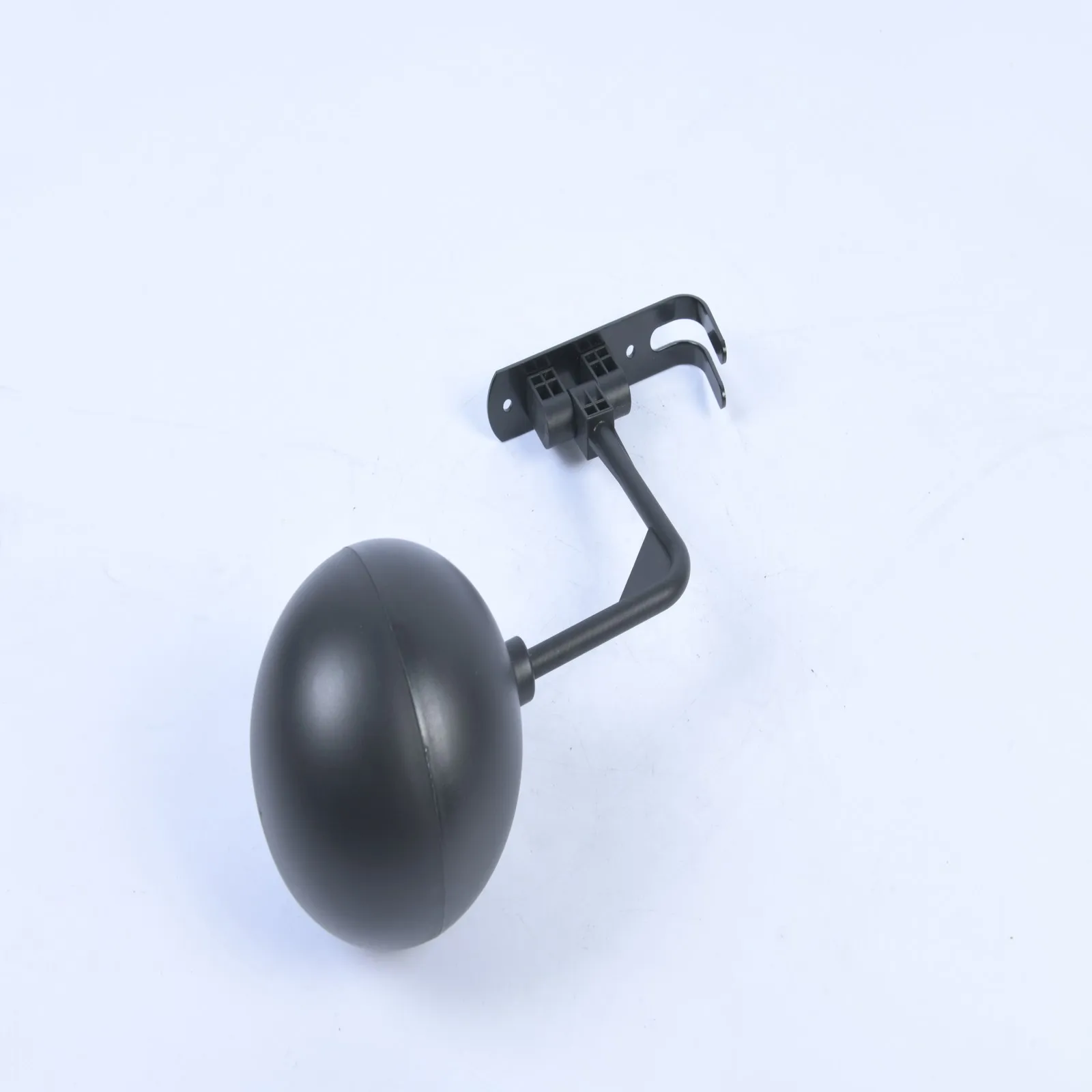 Space Aluminum 180 Degree Rotating Motorcycle Helmet Hanger Wall Mount Rack With Double Hooks For Coats Caps