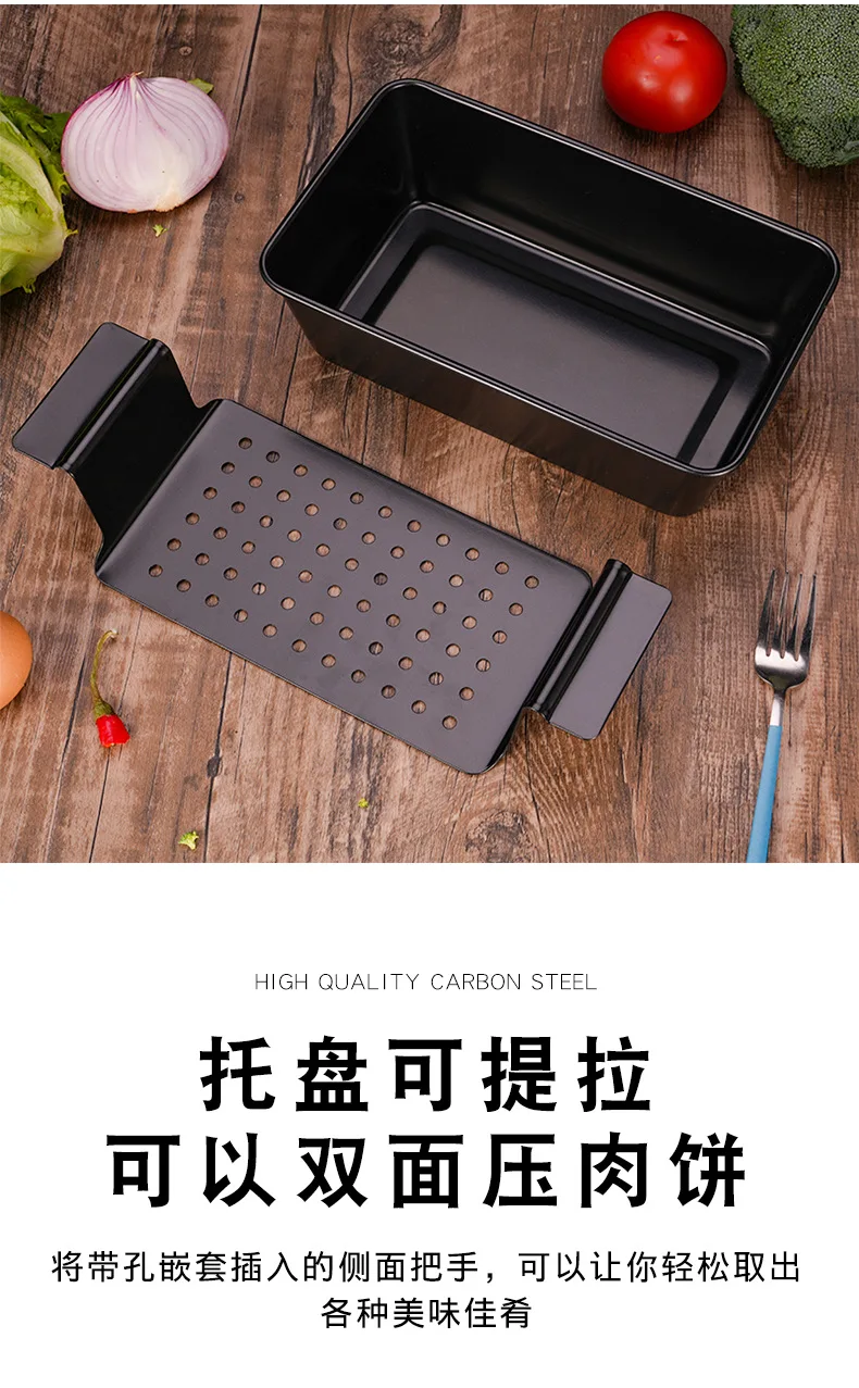 

2Pcs Bread Mold Loaf Toast Baking Mould Black Rose Gold Nonstick EarMounted Oven Tools Decorative Pans Cake Molds Family Meal