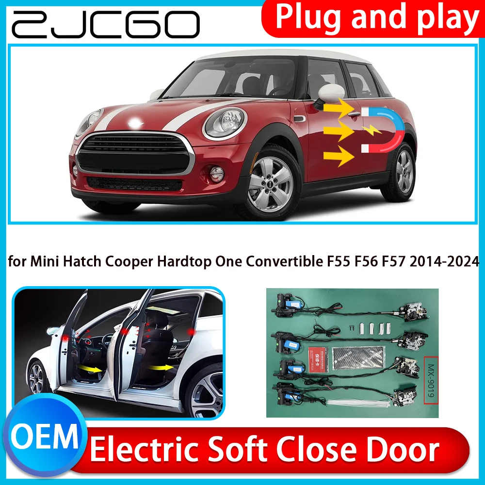 

for Mini Hatch Cooper Hardtop One Convertible F55 F56 F57 Pull Soft Close Kit Door Power Latch Electric Door Catch Soft Closing