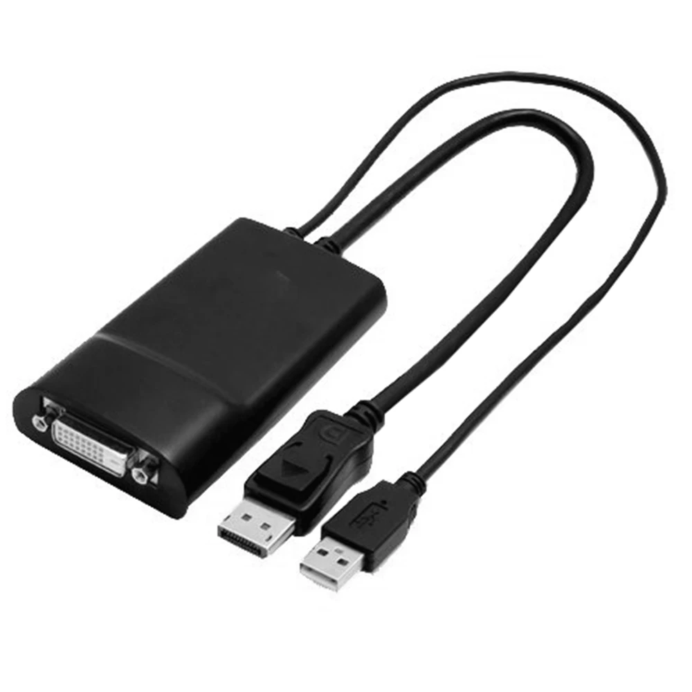 DisplayPort do DVI-D Podwójny adapter łączący 2560X1600 DP do podwójnego łącznika DVI-D Aktywny adapter kablowy DP 1.2 do DVI