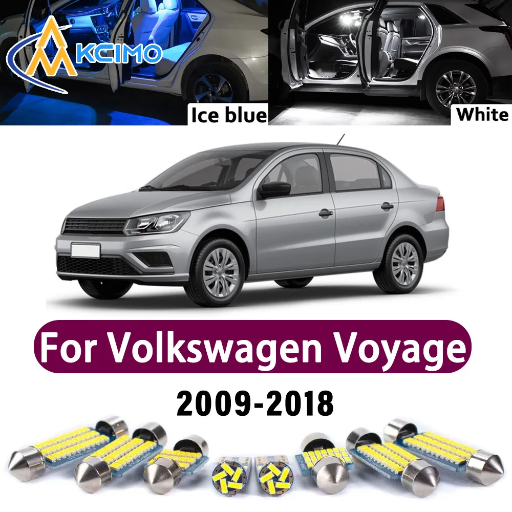 

Super Bright LED Interior Lamp Kit For Volkswagen Voyage 2009-2018 Error Free Canbus Dome Trunk Reading Mirror Light Bulbs