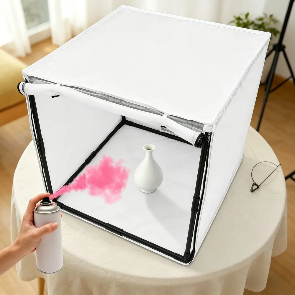 Portable Airbrush Paint Spray Booth Detachable Spray Painting Tools for RC Car Remote Control Toys Model Painting