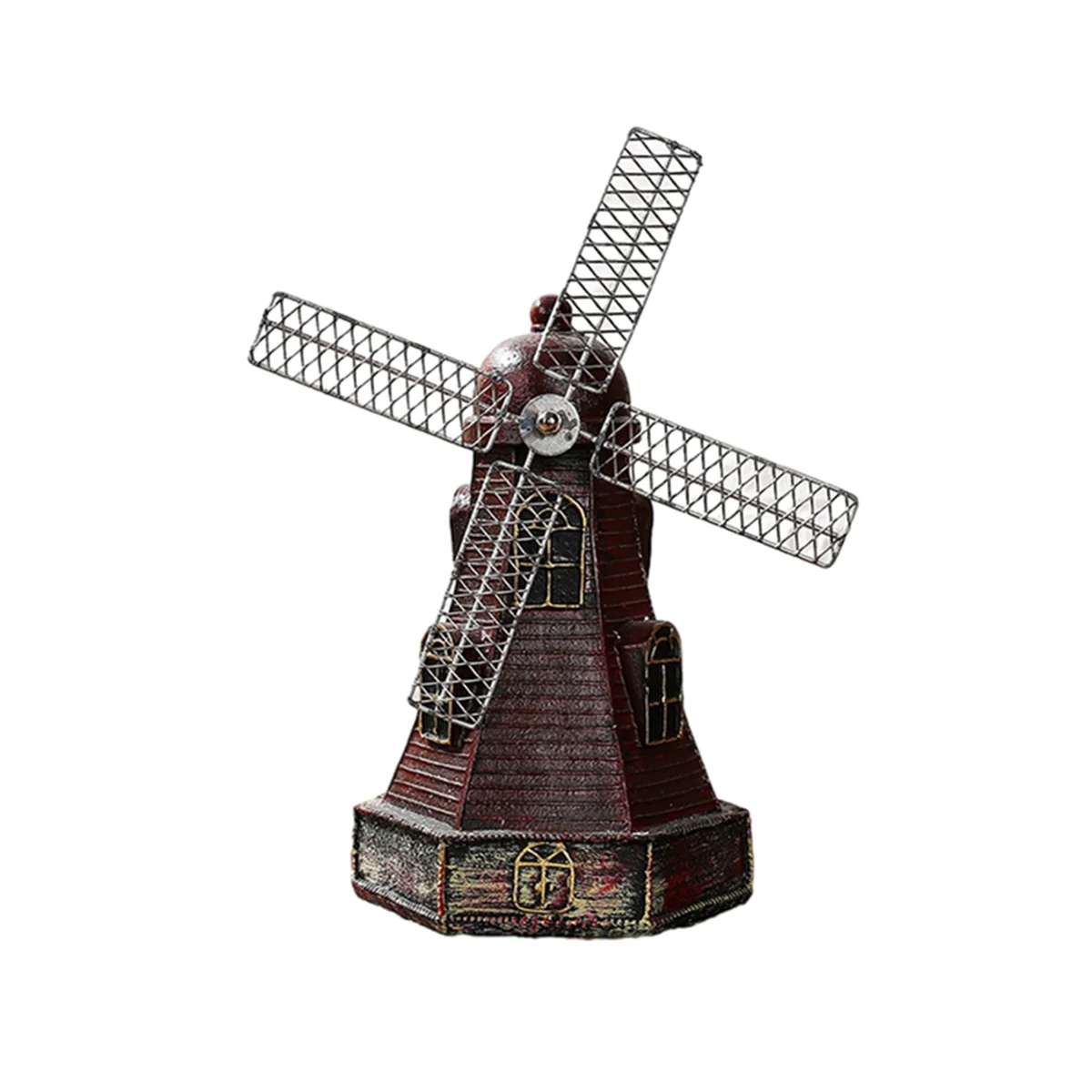 Money Box Resin Piggy Bank Retro SavingBox Retro Saving Pot Windmill Crafts Netherlands Resin Crafts Resin SavingBox,A-1