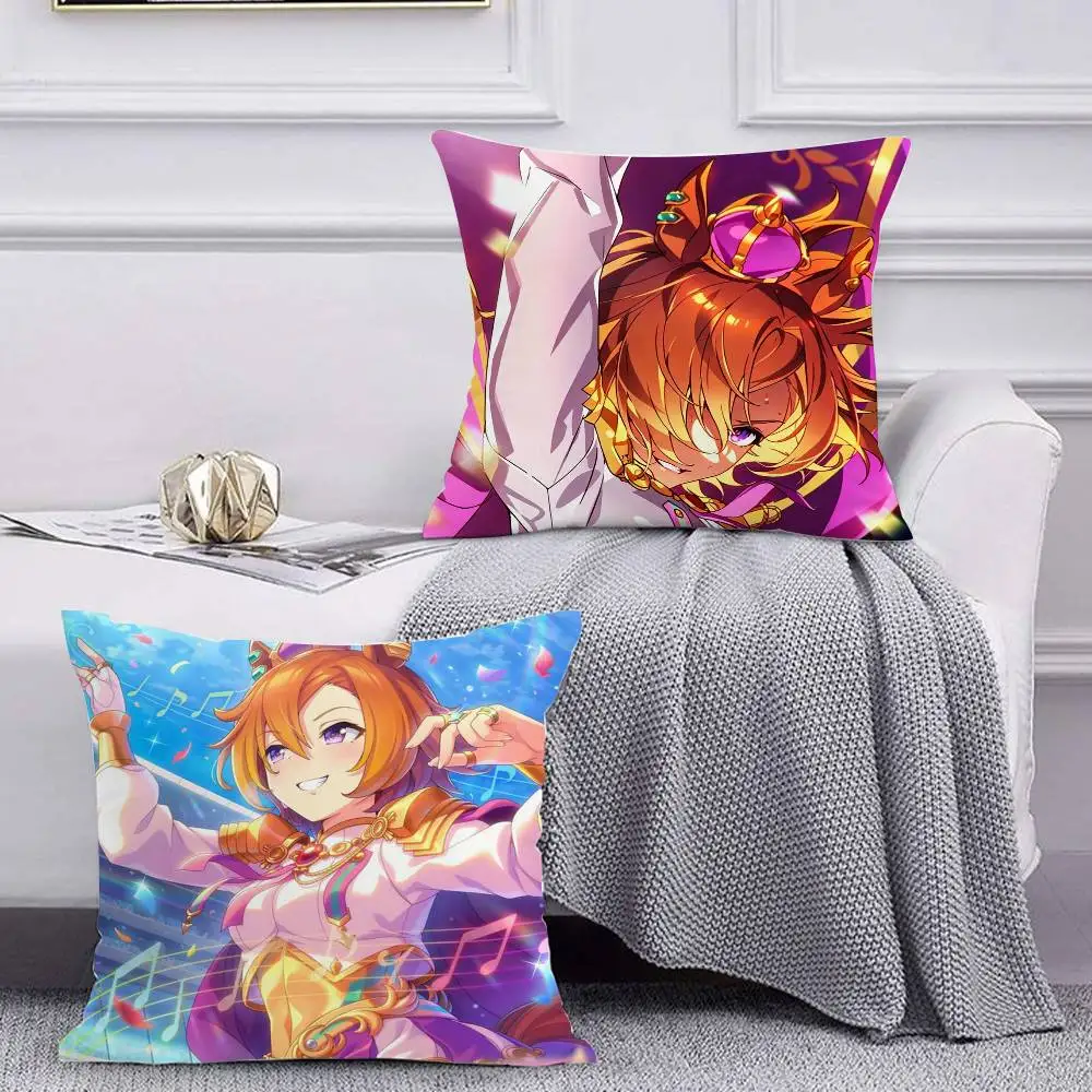 U-Umamusume P-Pretty D-Derby T.M. Opera O Pillow Case for Sofa Living Room Home office Decor Protective Cover