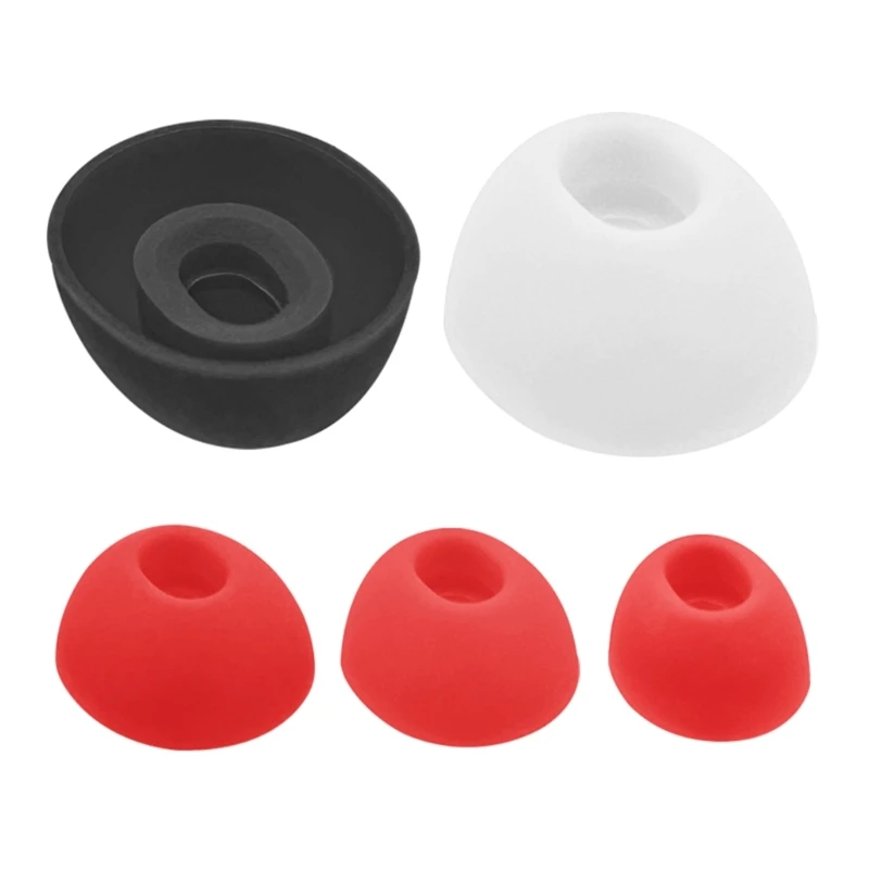 3Pairs Silicone Ear DIPS CAPAS EARBUSOS PARA OS EARENDONOS ROUCO ROUTO REDUÇÃO ROUCO PARA FIXA CONFEITAÇÃO D2RC