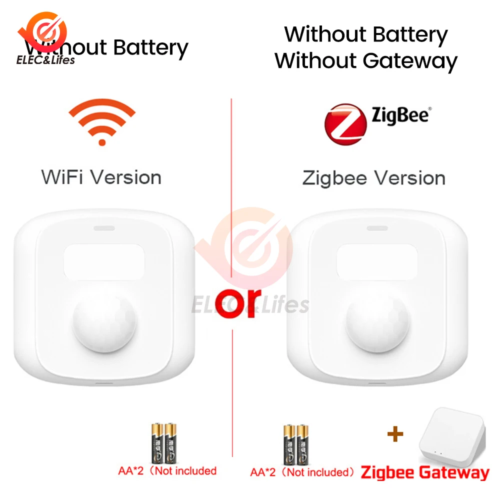 Tuya WiFi Zigbee Human Motion Sensor สมาร์ทหน้าแรก PIR Motion Sensor เครื่องตรวจจับ Light Sensor ฟังก์ชั่นสวิทช์ฉาก Smart LIfe