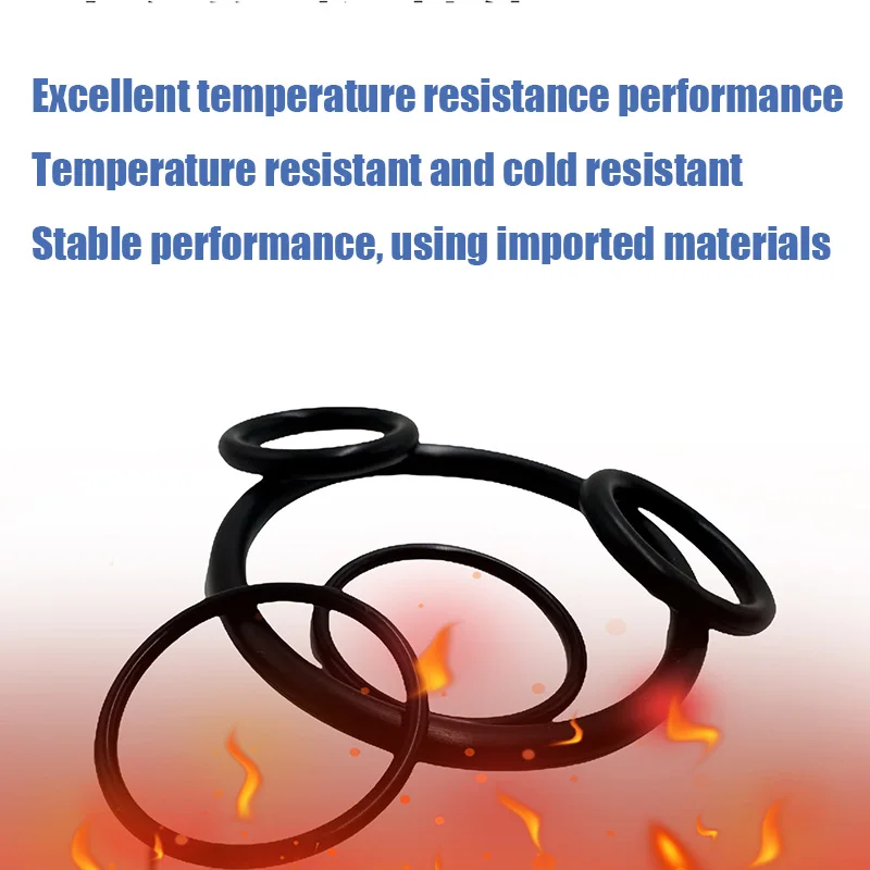 FFKM Perfluoroelastomer O-Rings Dia 1/1.5/2/2.4/3.1mm,Chemical/Acid/Alkali Resistant Seals for Semiconductor/Chemical Processing