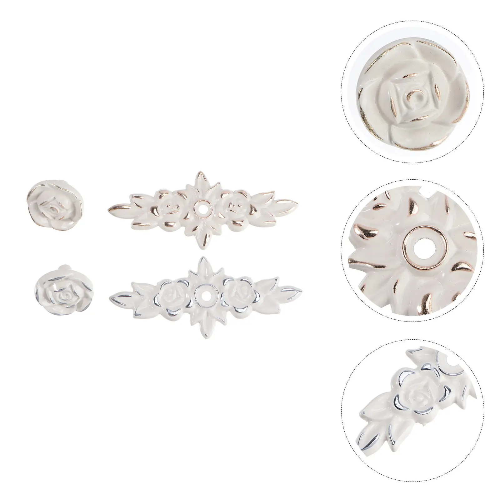 

Silver Cabinet Door Handle Drawer Pulls Home Knob Cupboard Zinc Alloy Kitchen Cabinets