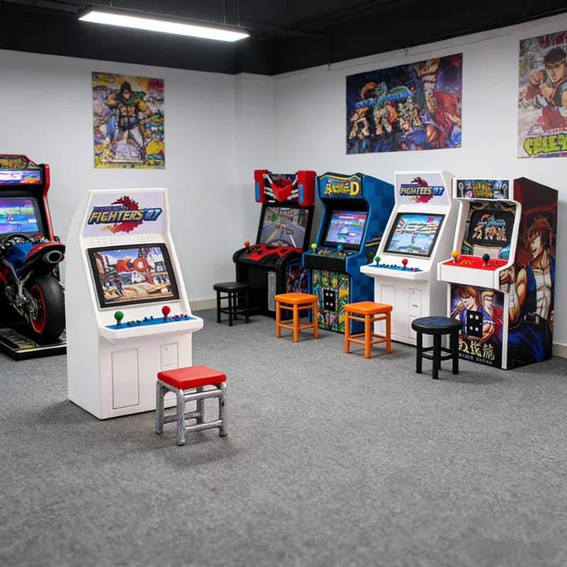 

New 1/64 Scale Limited Edition Game Console Collectible Miniature Model DIY Scene Matching Toys Figurines Gifts And Ornaments