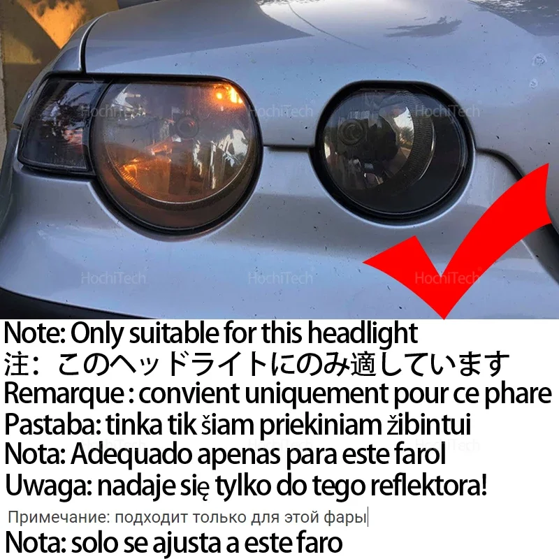 Remote Control Angel Eyes LED Cotton RGB 16-Color Headlight Ring Kit for BMW 3 Series E46 Compact 2001 2002 2003 2004 2005