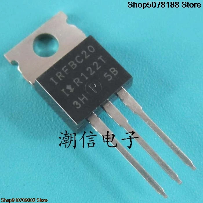 IRFBC20 2.2A 600V 10 ชิ้น