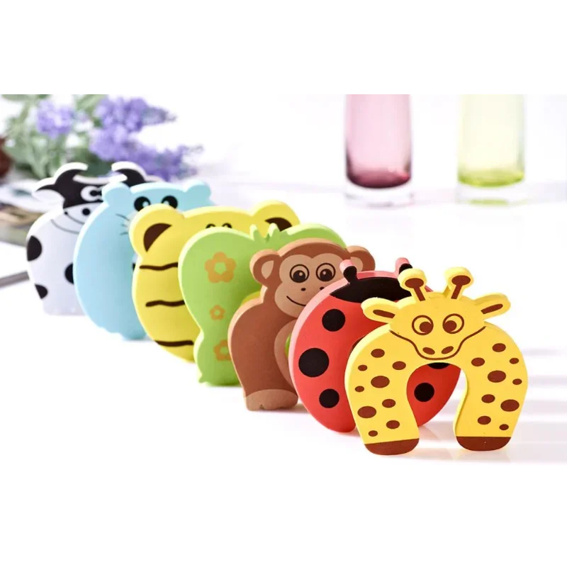 lot Animal Jammer Baby Kid Children Safety Care Protection Silicone Gates Doorways Decorative Magnetic Door Stopper Gates