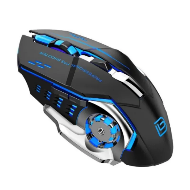 BAJEAL M500 Wireless Gaming Mouse 6D Charging Silent Esports Mechanical RGB Colorful Lighting for Competitive Gaming