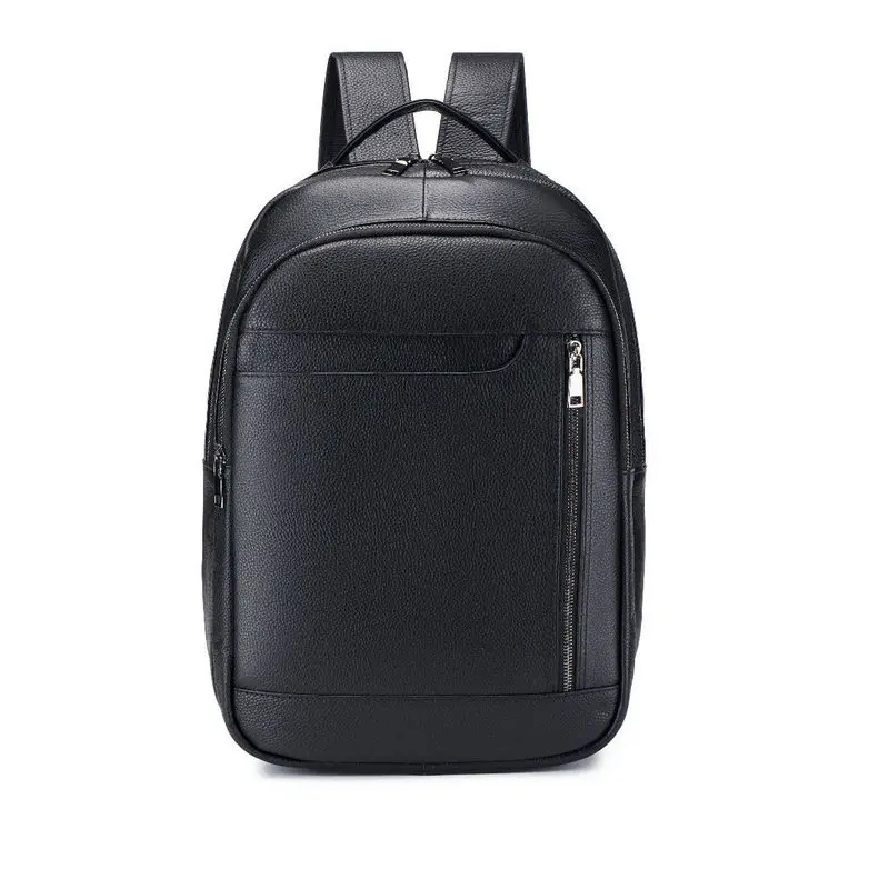 Super Leather Double Shoulder Bag for Men - Lightweight Travel Bag for Business and Casual Use - Travel Computer Book Bag view 4