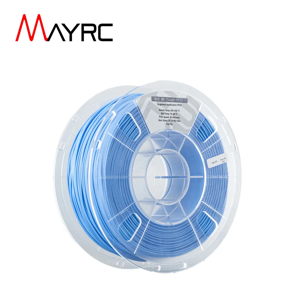 

MAYRC 3D Printer PLA Filament with Spool 1.75mm 1kg PETG For 3D Printing Low Shrinkage Consumable Accessories Printer Filament