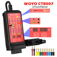 WOYO CTB007 CAN Tester Box 12V 24V OBD2 Breakout Box with 27/59in Cable for All Car Automotive Diagnostic Tool