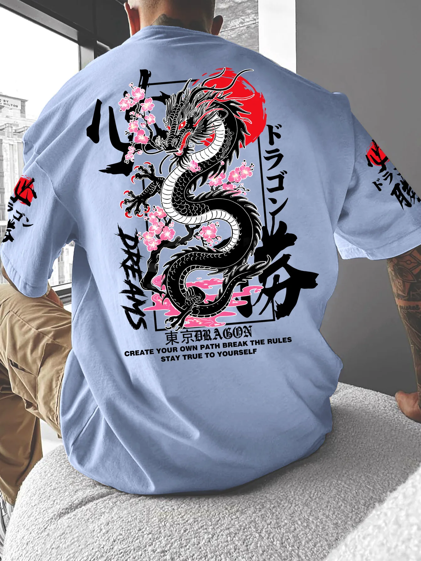 Nova Camiseta Masculina de Ver - Street Fashion In Tokyo avaliação e preço